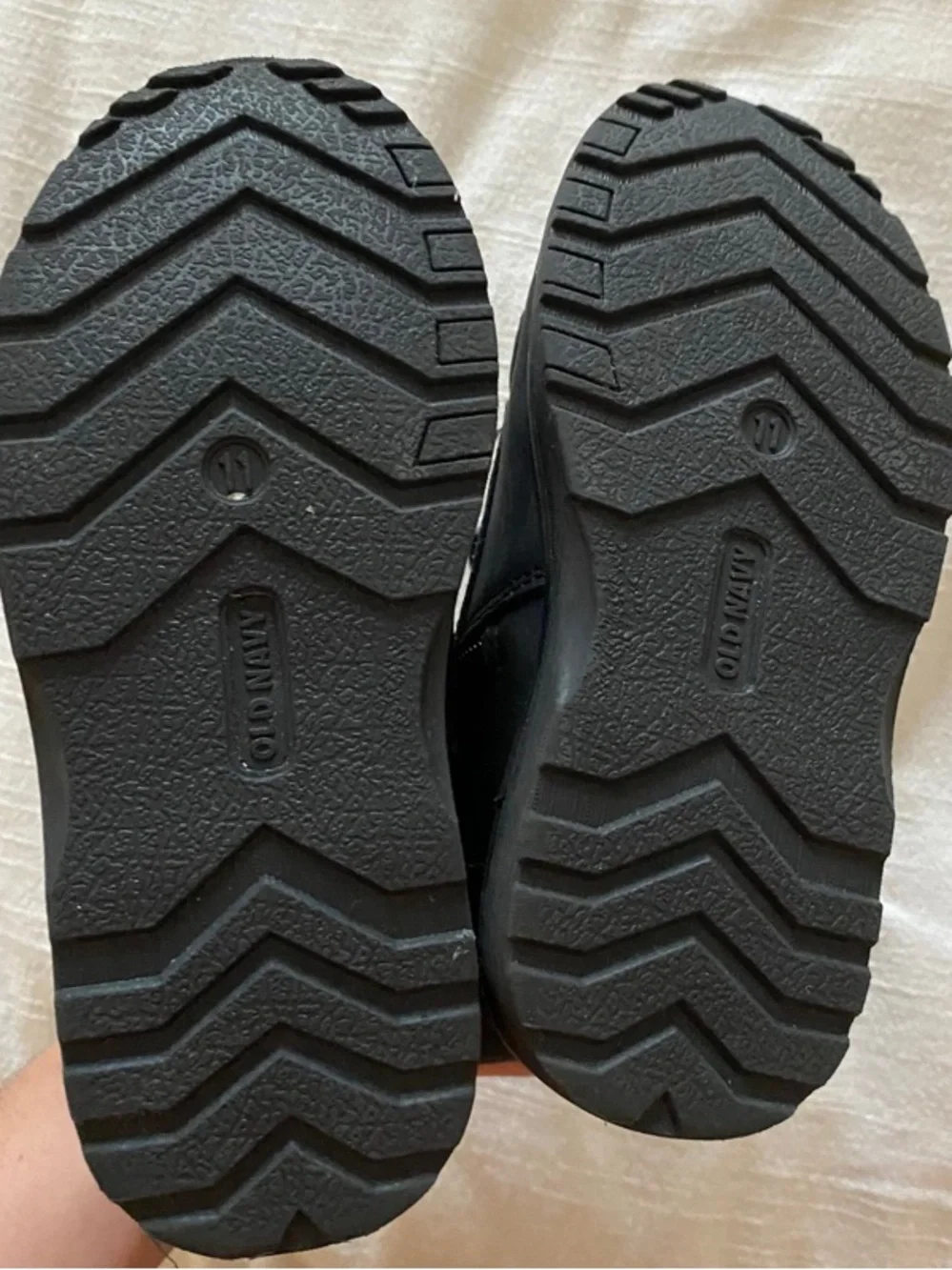 Old Navy Toddler Boy Black Zipper Boots